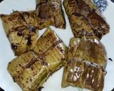 A picture of step 4 of Bhatki macher paturi.