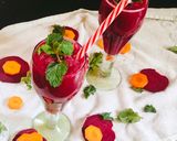 A picture of step 2 of Beetroot and carrot juice (healthy summer drink).