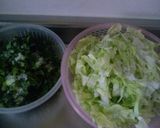 A picture of step 1 of Garlic Ramps Gyoza.