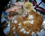 A picture of step 5 of spaghetti mexicana roja.