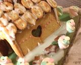 A picture of step 9 of Christmas Cookie House.