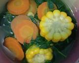 Bening bayam jagung langkah memasak 3 foto