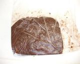A picture of step 3 of Snowball-style Decorated Chocolate Cookies.