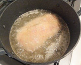 A picture of step 3 of Pork Cutlets with Kimchi and Cheese.