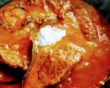 A picture of step 7 of Shahi dum fish kalia.