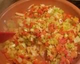 A picture of step 1 of Cicis copycat cavatapi soup.