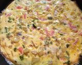 A picture of step 8 of Vegetable Omelette.