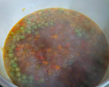 Foto del paso 8 de la receta: Sopa de gambas frescas con verduras a los tres caldos