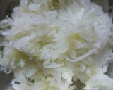A picture of step 1 of Crispy Fried Bottle Gourd Fritters.