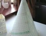 A picture of step 1 of Christmas Tree Cake.