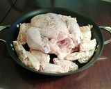 A picture of step 2 of Creamy Chicken Noodle Soup.