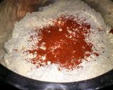 A picture of step 2 of mirchi pakora.