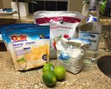 A picture of step 1 of Strawberry Mango Margarita.