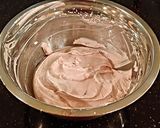 A picture of step 2 of Strawberry Whipped Cream Topping.