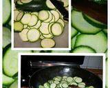 A picture of step 2 of AMIEs PASTA alle ZUCCHINI.