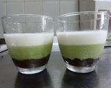 A picture of step 6 of Anko and Matcha Cream Bavarois.