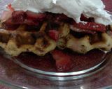 A picture of step 4 of easy cinnamon waffles.