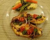 A picture of step 5 of Pan Fried Fish with mix Vegetables.