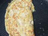 Omelette con queso cremoso