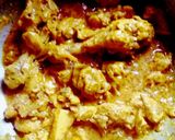 A picture of step 5 of Chicken Tikka in fry Pan🍗😋.
