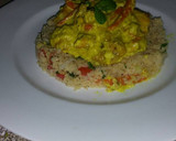 Foto del paso 8 de la receta: Tabulé y pollo al curry con coco