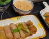 Hình bước làm 13 của món Vietnamese fried spring rolls (nem/chả giò)
