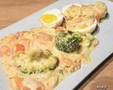 Une image de l'étape 6 de Légumes et œufs durs en béchamel au Cook Expert.