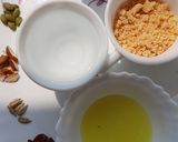 A picture of step 10 of Amaranth or Rajgira Halwa.