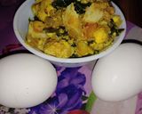 A picture of step 6 of Egg masala.