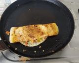 A picture of step 8 of Masala dosa.