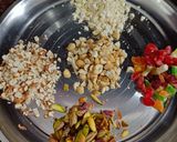 A picture of step 2 of Dry fruit chikki.