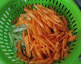 Foto langkah ke 1 dari resep Tumis Labu Wortel Tempe.