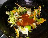 A picture of step 20 of Paneer chilly manchurian with sizzling.