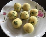 A picture of step 1 of Potato dumplings (Kaimati).