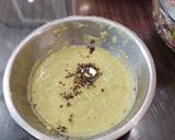 A picture of step 9 of Suji Thattu idli.