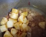 A picture of step 3 of Rainbow Sindhi biryani 🌈.