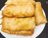 Hình bước làm 3 của món Sầu riêng chiên giòn