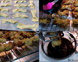 Foto del paso 6 de la receta: Lazos de hojaldre bañados en chocolate