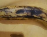 A picture of step 2 of Nendrum banana noruku (banana halwa).