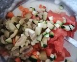 A picture of step 4 of Muffin with veggies.