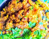 A picture of step 6 of Baigan Brinjal Bhartha.