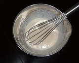 A picture of step 1 of Basic Steamed Bread in the Frying Pan with Pancake Mix.