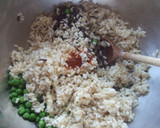 Foto del paso 2 de la receta: Brochetas de pavo y maíz con arroz blanco y arroz salvaje