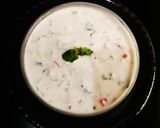 A picture of step 7 of Smoked Eggplant Raita🍆💜.