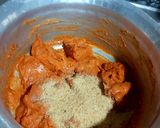 A picture of step 1 of Tandoori chicken tikka🥰.