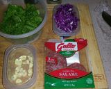 A picture of step 3 of Garden Guido Pizza.