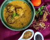 A picture of step 6 of Lauki koftay.