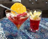 عکس مرحله 1 از دستور ژله بستنی توت فرنگی وموزی