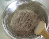 A picture of step 2 of Snow Mountain Chocolate Cake.