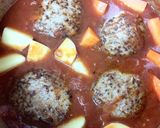 A picture of step 6 of Light and Fluffy Tofu Hamburger Steaks Simmered in Sauce.